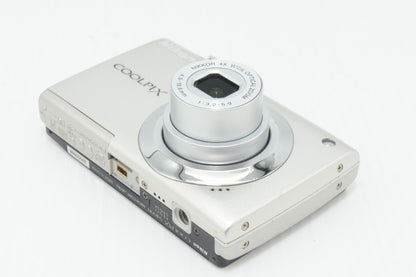 良品 Nikon ニコン COOLPIX S4000 コンパクトデジタルカメラ シャイニーシルバー 260810c