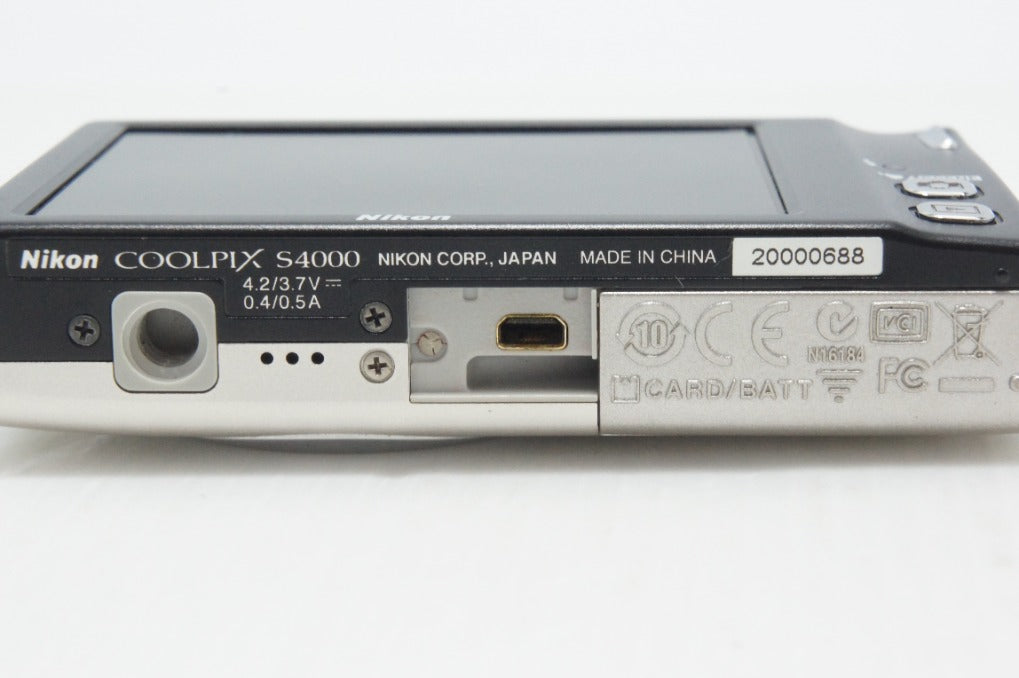 良品 Nikon ニコン COOLPIX S4000 コンパクトデジタルカメラ シャイニーシルバー 260810c