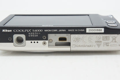 良品 Nikon ニコン COOLPIX S4000 コンパクトデジタルカメラ シャイニーシルバー 260810c