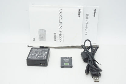 良品 Nikon ニコン COOLPIX S4000 コンパクトデジタルカメラ シャイニーシルバー 260810c