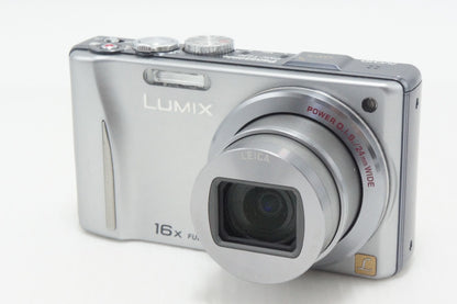Excellent Condition Panasonic LUMIX DMC-TZ20 Compact Digital Camera Silver 260810e
