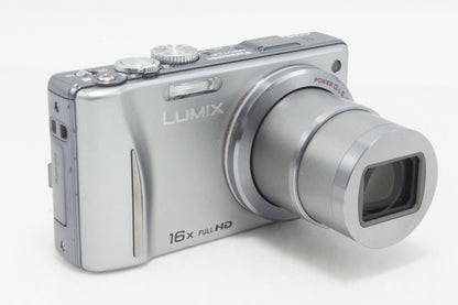 Excellent Condition Panasonic LUMIX DMC-TZ20 Compact Digital Camera Silver 260810e