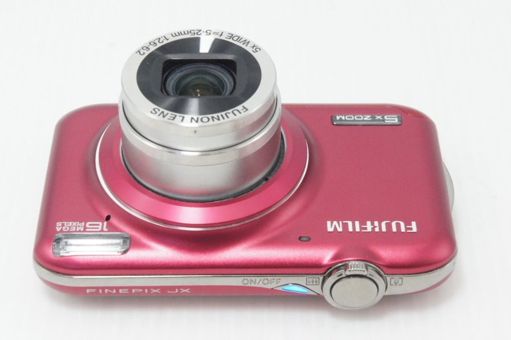 FUJIFILM フジフイルム FinePix JX400 コンパクトデジタルカメラ レッド 元箱付 260810f
