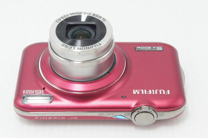 FUJIFILM フジフイルム FinePix JX400 コンパクトデジタルカメラ レッド 元箱付 260810f