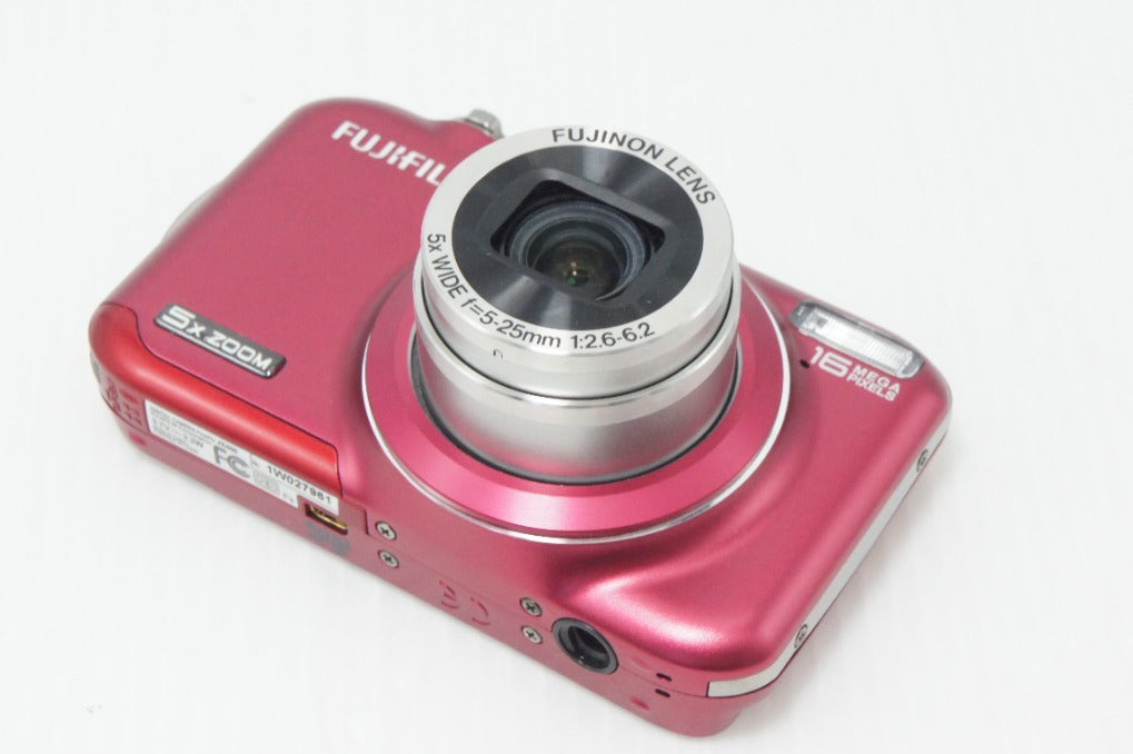 FUJIFILM フジフイルム FinePix JX400 コンパクトデジタルカメラ レッド 元箱付 260810f