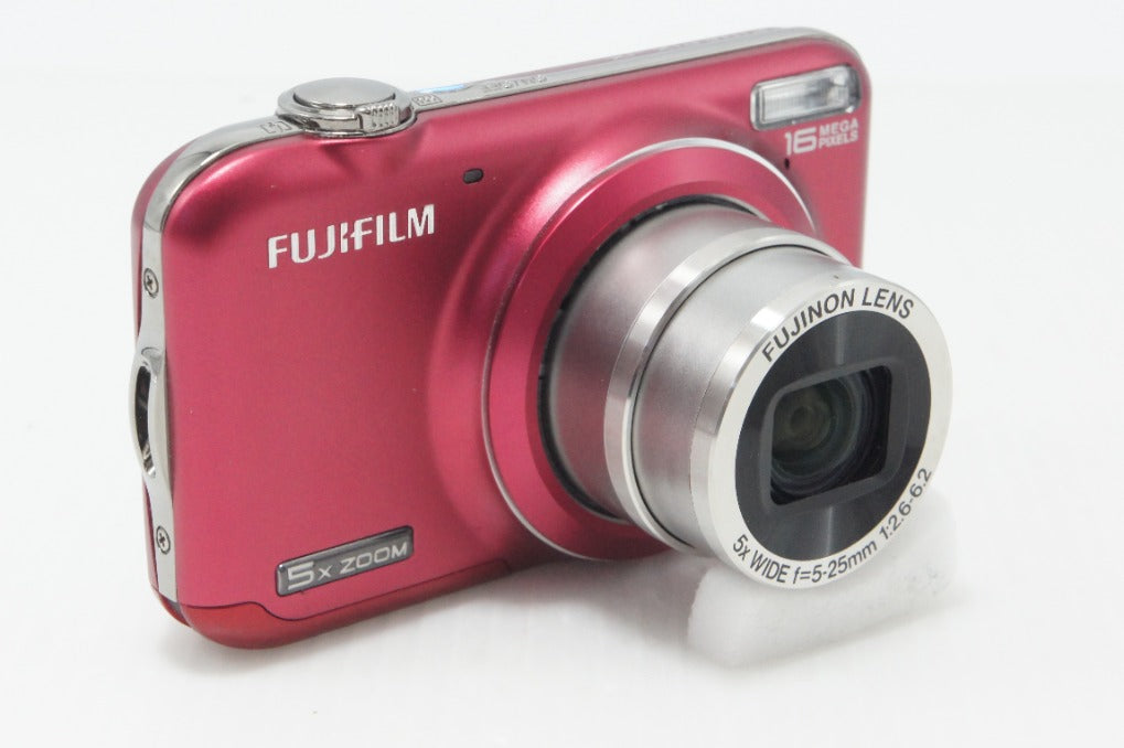 FUJIFILM フジフイルム FinePix JX400 コンパクトデジタルカメラ レッド 元箱付 260810f