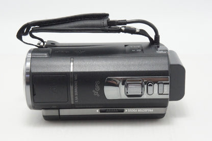 美品 SONY デジタルビデオカメラ Handycam HDR-PJ590V ブラック 元箱付 260810g