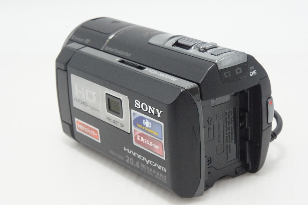 美品 SONY デジタルビデオカメラ Handycam HDR-PJ590V ブラック 元箱付 260810g