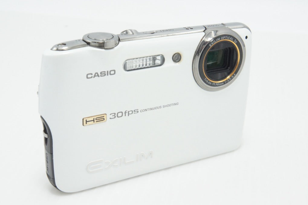 CASIO カシオ HIGH SPEED EXILIM EX-FS10 コンパクトデジタルカメラ ホワイト 260811h