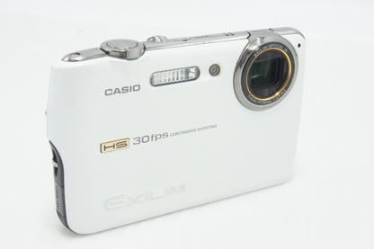 CASIO カシオ HIGH SPEED EXILIM EX-FS10 コンパクトデジタルカメラ ホワイト 260811h