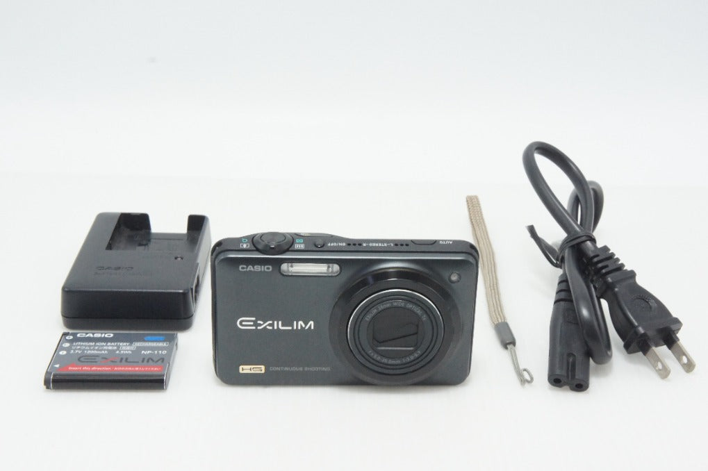 良品 CASIO カシオ EXILIM EX-ZR10 コンパクトデジタルカメラ ブラック 260811i