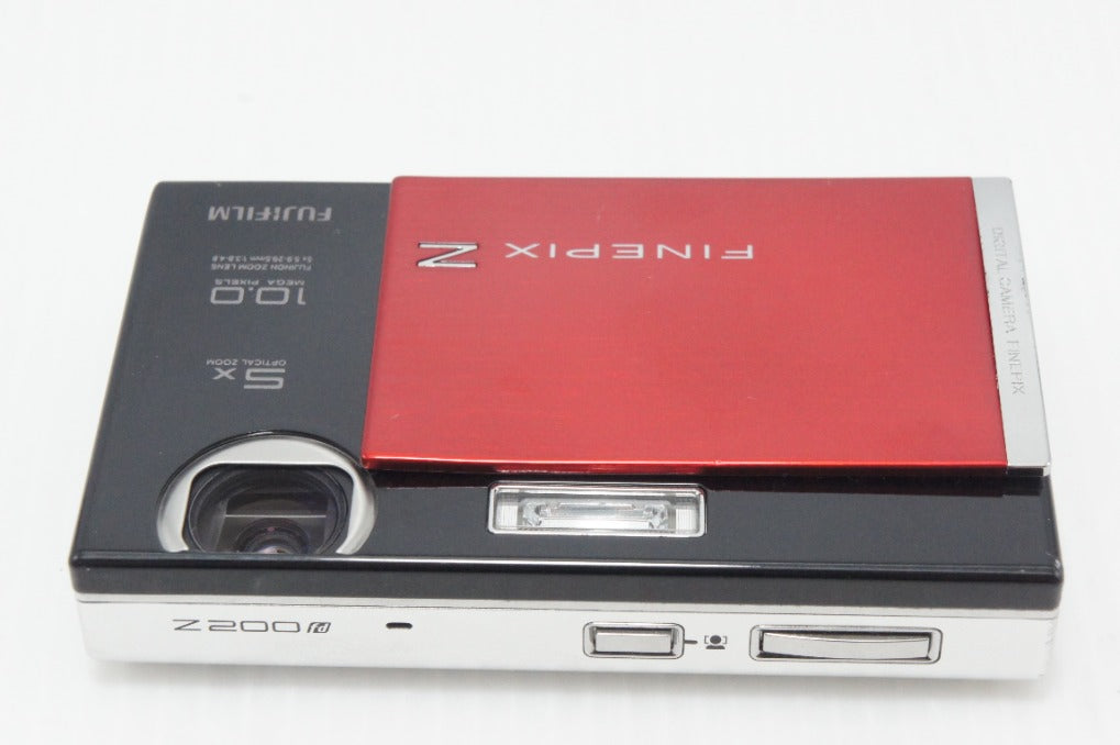 FUJIFILM フジフィルム FinePix Z200fd コンパクトデジタルカメラ レッド＆ブラック 元箱付 260811j