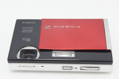 FUJIFILM フジフィルム FinePix Z200fd コンパクトデジタルカメラ レッド＆ブラック 元箱付 260811j