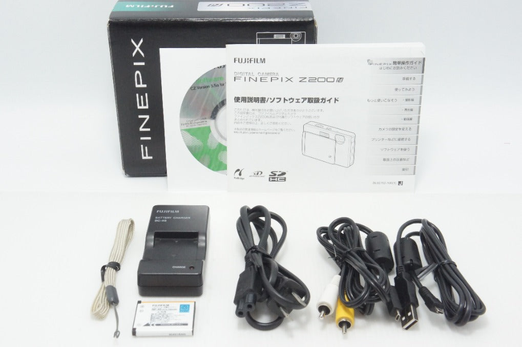 FUJIFILM フジフィルム FinePix Z200fd コンパクトデジタルカメラ レッド＆ブラック 元箱付 260811j
