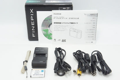 FUJIFILM フジフィルム FinePix Z200fd コンパクトデジタルカメラ レッド＆ブラック 元箱付 260811j