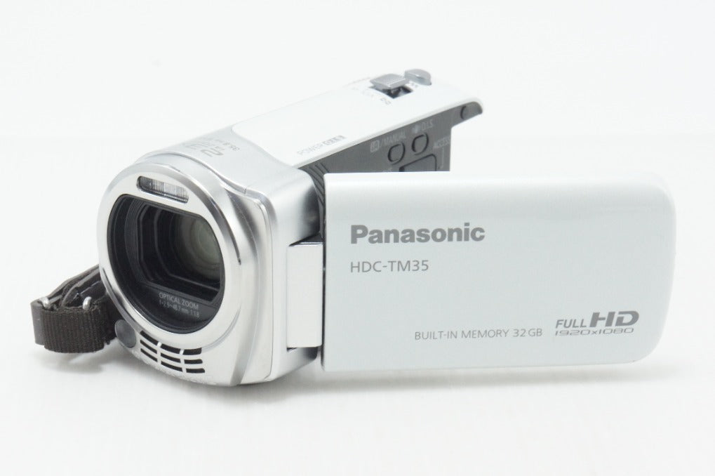 良品 Panasonic パナソニック HDC-TM35 デジタルビデオカメラ ホワイト 元箱付 260811l