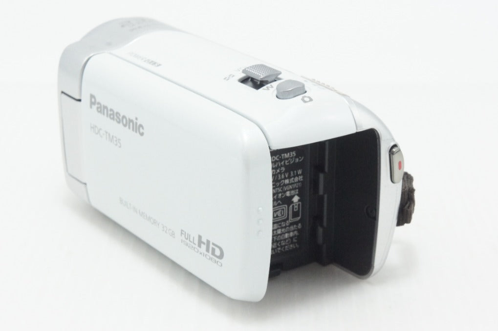 良品 Panasonic パナソニック HDC-TM35 デジタルビデオカメラ ホワイト 元箱付 260811l