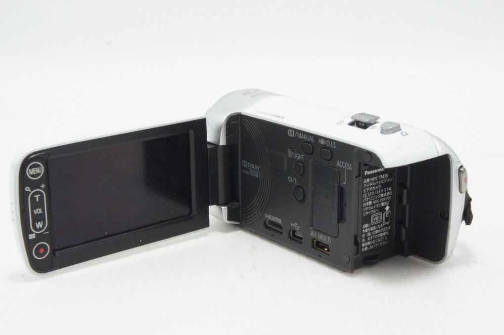 良品 Panasonic パナソニック HDC-TM35 デジタルビデオカメラ ホワイト 元箱付 260811l