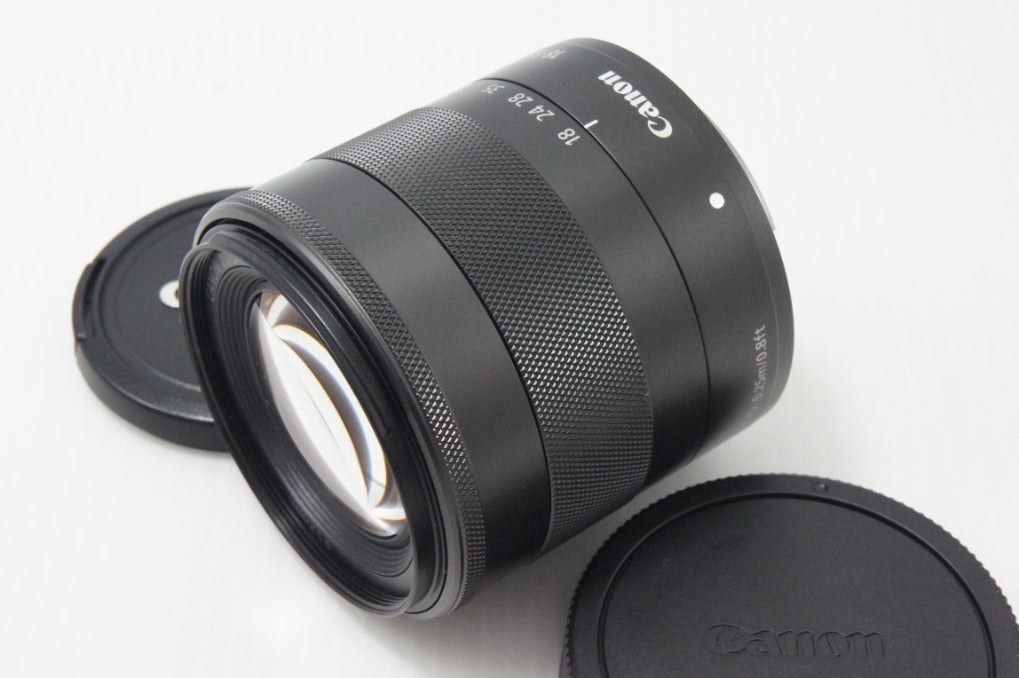 良品 Canon キヤノン EF-M 18-55mm F3.5-5.6 IS STM EF-Mマウント ミラーレス用 APS-C ズームレンズ 260811ma