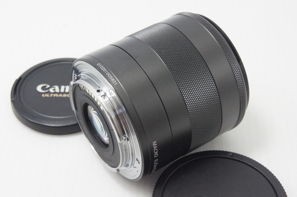 良品 Canon キヤノン EF-M 18-55mm F3.5-5.6 IS STM EF-Mマウント ミラーレス用 APS-C ズームレンズ 260811ma