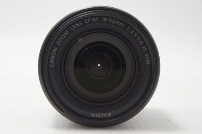 良品 Canon キヤノン EF-M 18-55mm F3.5-5.6 IS STM EF-Mマウント ミラーレス用 APS-C ズームレンズ 260811ma