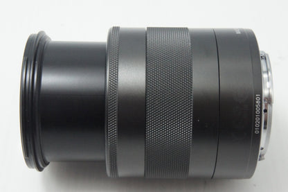 良品 Canon キヤノン EF-M 18-55mm F3.5-5.6 IS STM EF-Mマウント ミラーレス用 APS-C ズームレンズ 260811ma