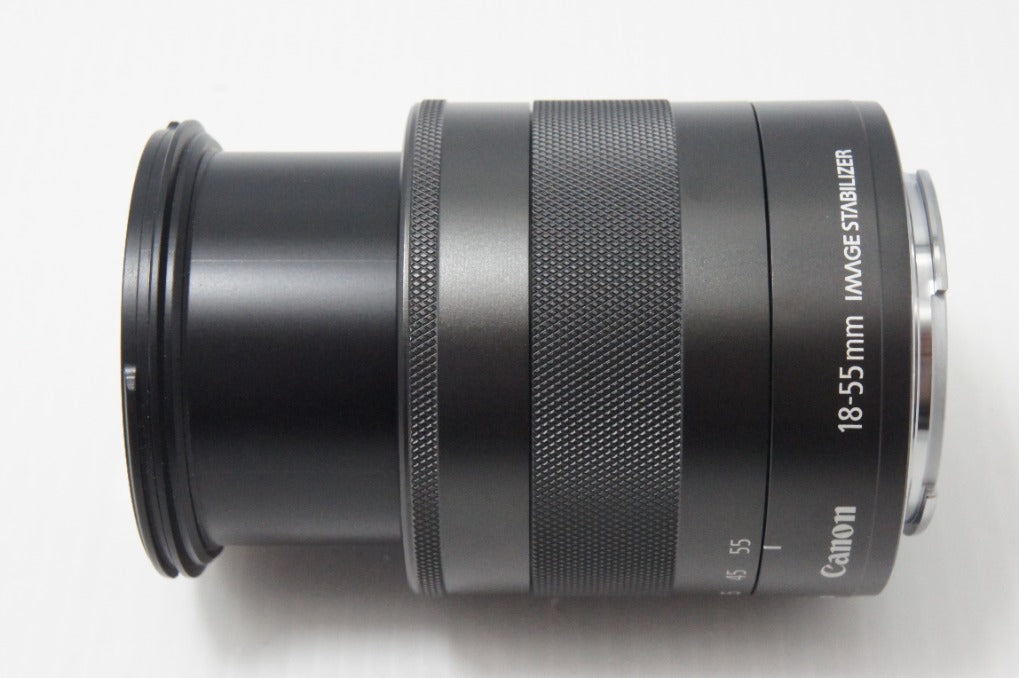 良品 Canon キヤノン EF-M 18-55mm F3.5-5.6 IS STM EF-Mマウント ミラーレス用 APS-C ズームレンズ 260811ma