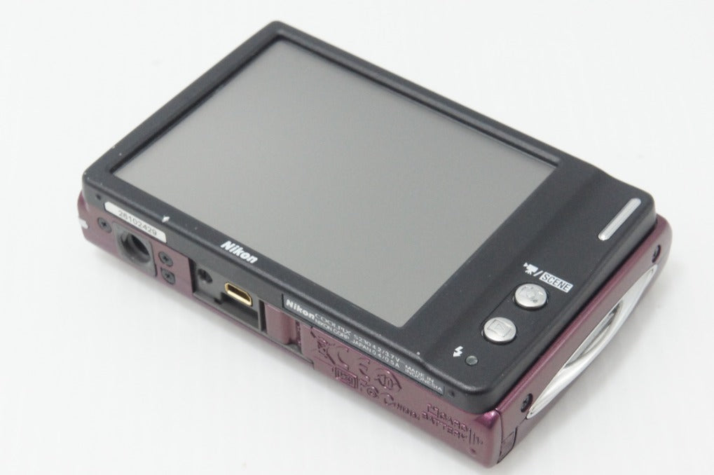 美品 Nikon ニコン COOLPIX S230 コンパクトデジタルカメラ パープル 元箱付 260812am