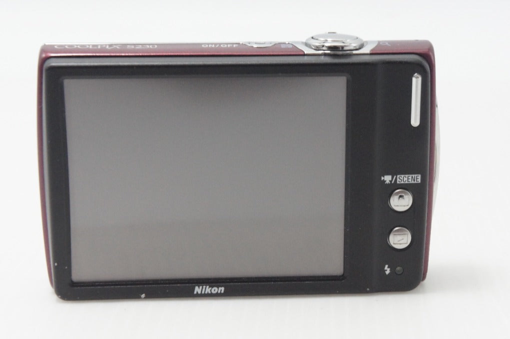 美品 Nikon ニコン COOLPIX S230 コンパクトデジタルカメラ パープル 元箱付 260812am