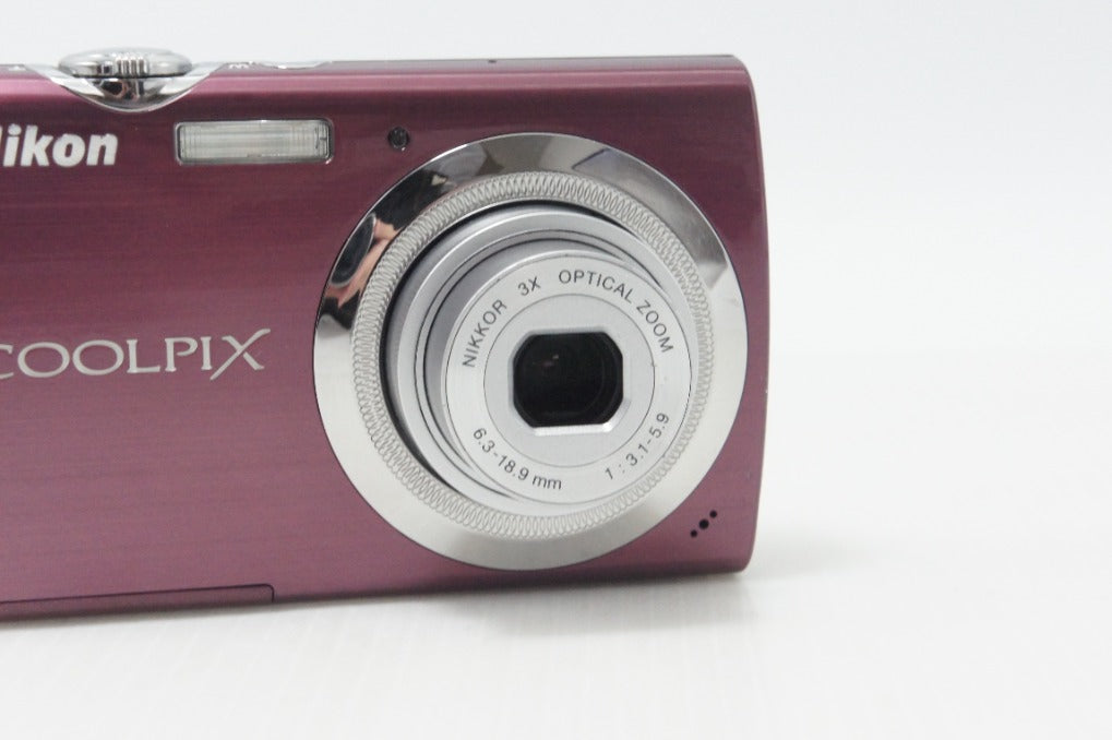 美品 Nikon ニコン COOLPIX S230 コンパクトデジタルカメラ パープル 元箱付 260812am