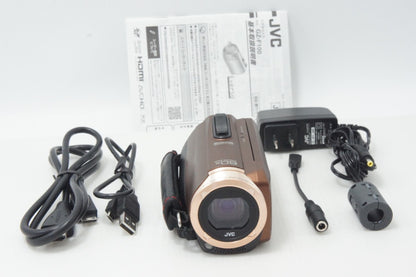 美品 JVC ケンウッド Everio GZ-F100 デジタルビデオカメラ ブラウン 260812l