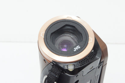 美品 JVC ケンウッド Everio GZ-F100 デジタルビデオカメラ ブラウン 260812l