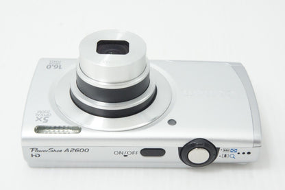 Canon キヤノン PowerShot A2600 コンパクトデジタルカメラ シルバー 260812p