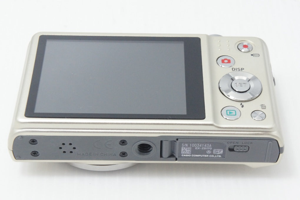美品 CASIO カシオ EXILIM EX-ZS170 コンパクトデジタルカメラ ゴールド 260812u