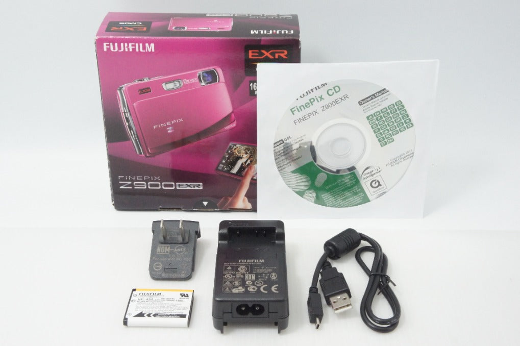 良品 FUJIFILM フジフイルム FinePix Z900EXR コンパクトデジタルカメラ ピンク 元箱付 260812v