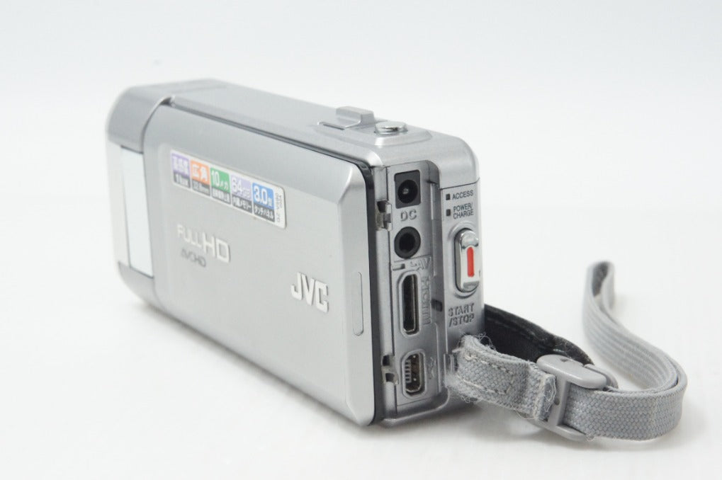 JVC ケンウッド Everio GZ-V590 デジタルビデオカメラ シルバー ポーチ付 260817a