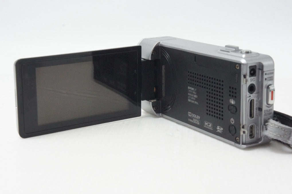 JVC ケンウッド Everio GZ-V590 デジタルビデオカメラ シルバー ポーチ付 260817a