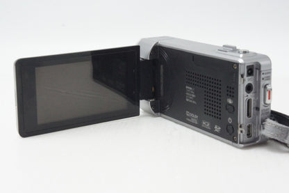 JVC ケンウッド Everio GZ-V590 デジタルビデオカメラ シルバー ポーチ付 260817a
