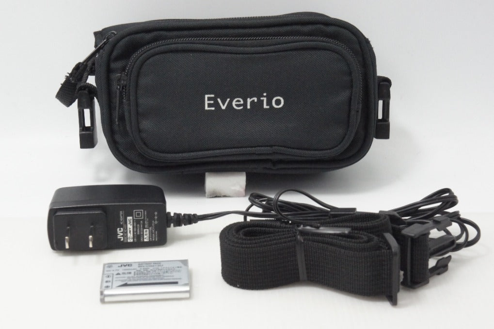 JVC ケンウッド Everio GZ-V590 デジタルビデオカメラ シルバー ポーチ付 260817a