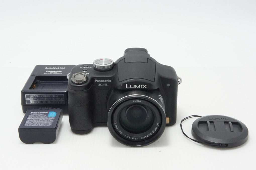 良品 Panasonic パナソニック LUMIX DMC-FZ8 デジタルカメラ ブラック 260818c