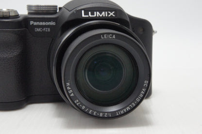 良品 Panasonic パナソニック LUMIX DMC-FZ8 デジタルカメラ ブラック 260818c