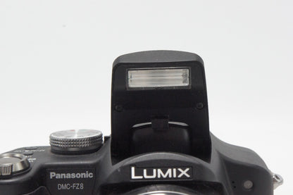 良品 Panasonic パナソニック LUMIX DMC-FZ8 デジタルカメラ ブラック 260818c