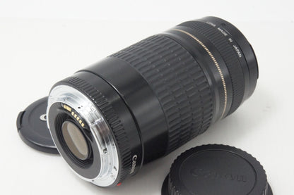 良品 Canon キヤノン EF 75-300mm F4-5.6 USM ブラック EFマウント フルサイズ ズームレンズ 260820b