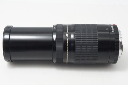 良品 Canon キヤノン EF 75-300mm F4-5.6 USM ブラック EFマウント フルサイズ ズームレンズ 260820b