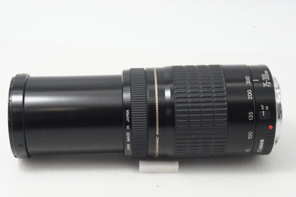 良品 Canon キヤノン EF 75-300mm F4-5.6 USM ブラック EFマウント フルサイズ ズームレンズ 260820b