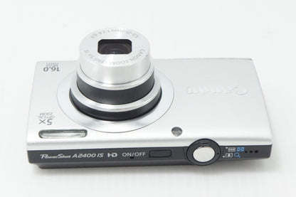Canon キヤノン PowerShot A2400 IS コンパクトデジタルカメラ シルバー 260820e