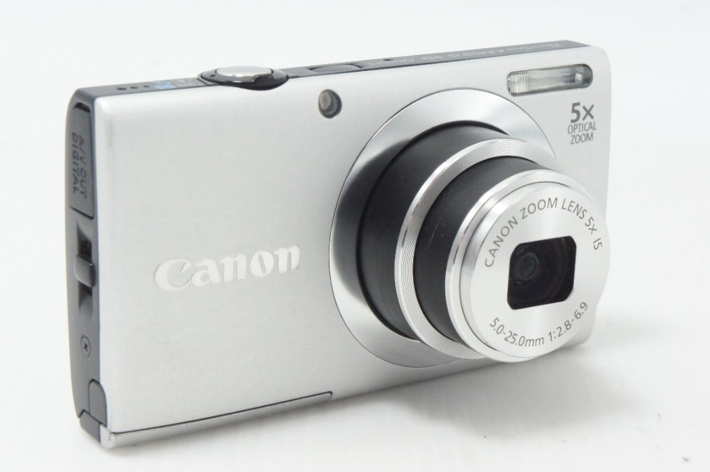 Canon キヤノン PowerShot A2400 IS コンパクトデジタルカメラ シルバー 260820e