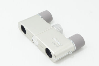 良品 Nikon ニコン 遊 4X10D CF 双眼鏡 シャンパンゴールド ケース付 260821b