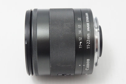 Canon キヤノン EF-M 11-22mm F4-5.6 IS STM EF-Mマウント APS-C ズームレンズ 260821o