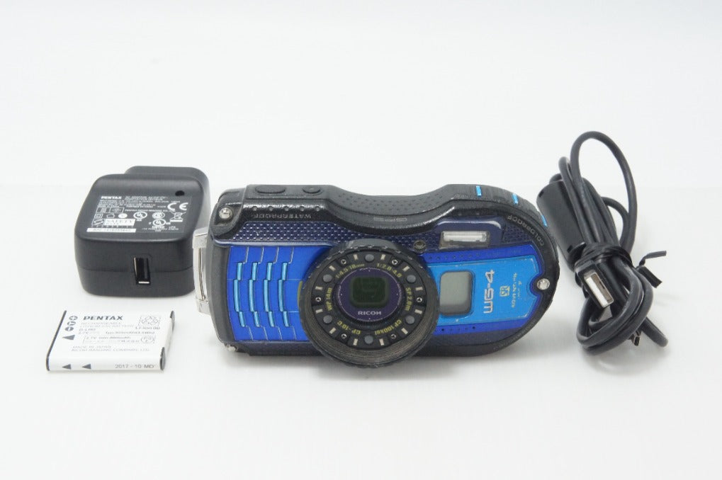 RICOH リコー WG-4 コンパクトデジタルカメラ ブルー 260824l